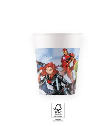 Отмъстителите Infinity Stones paper cup 8 части 200 ml FSC