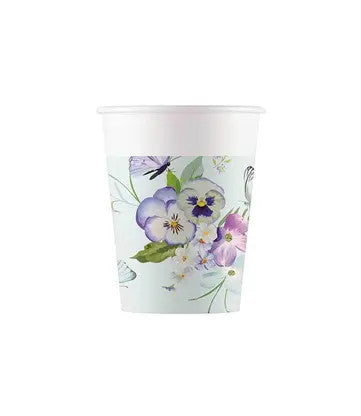 Пеперуда Turquoise paper cup 8 части 200 ml