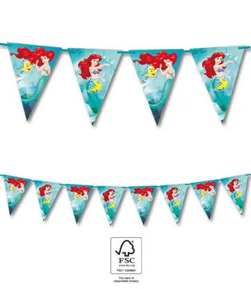 Дисни Принцеса Ariel Curious banner garland FSC 2.3 m