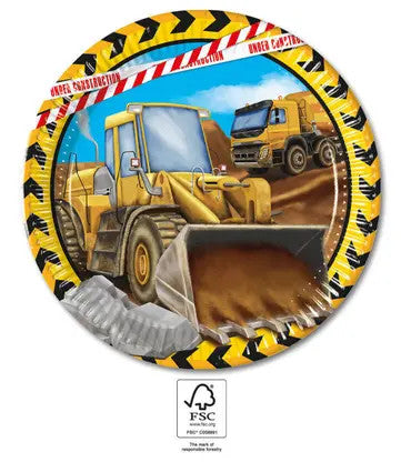 Construction Grabber пластамасова чиния 8 части 23 см FSC