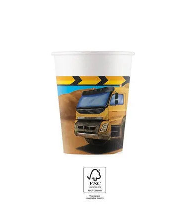 Construction Grabber paper cup 8 части 200 ml FSC