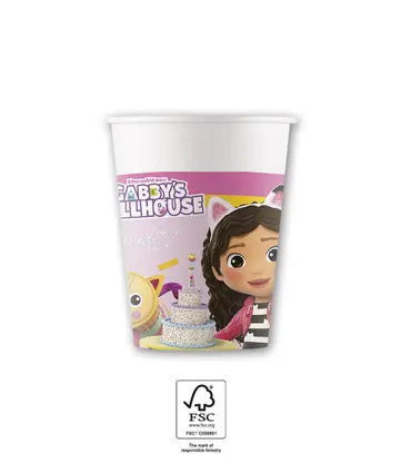 Куклената къща на Габи Приятели paper cup 8 части 200 ml FSC
