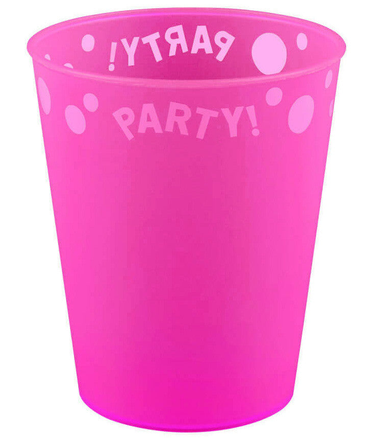 Парти Fuchsia Fluorescent Fuchsia Micro Premium Plastic Cup 250 ml