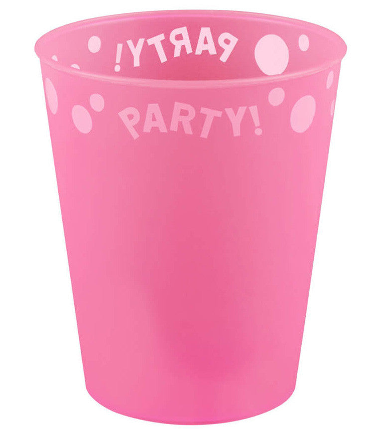 Парти Розов Розов micro premium plastic cup 250 ml