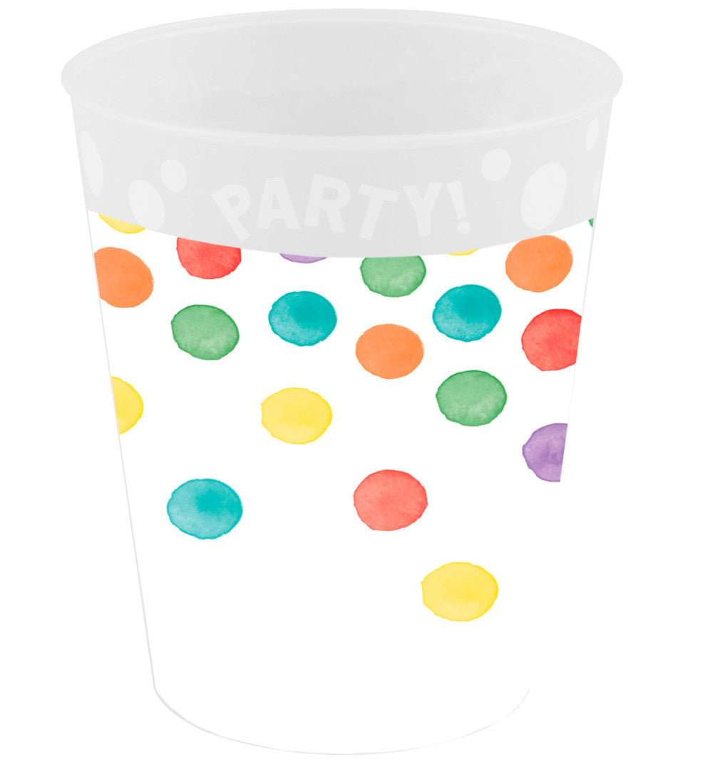 Цвят Multiwatercolor Парти micro premium plastic cup 250 ml