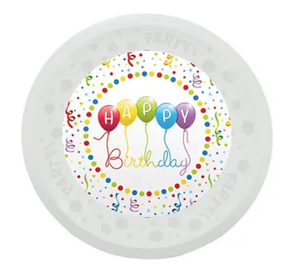 Честит Рожден ден Little Принцеса Честит Рожден ден Streamers micro premium plastic plate 21 см