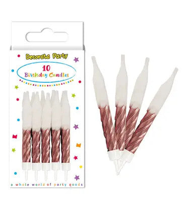 Честит Рожден ден Роза G Честит Рожден ден Cake Candle комплект, 10 части