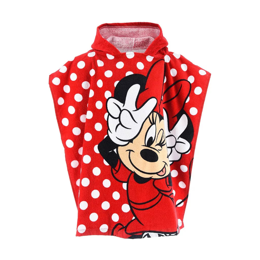 plajno poncho mini maus minnie mouse
