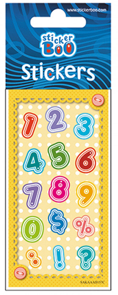 Номер Numerical Sticker with Сребро декорация