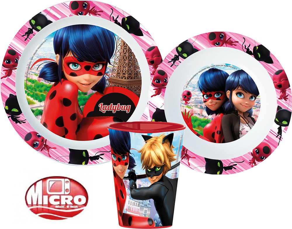 Чудодейна калинка dinner комплект, micro plastic комплект, with 260 ml cup