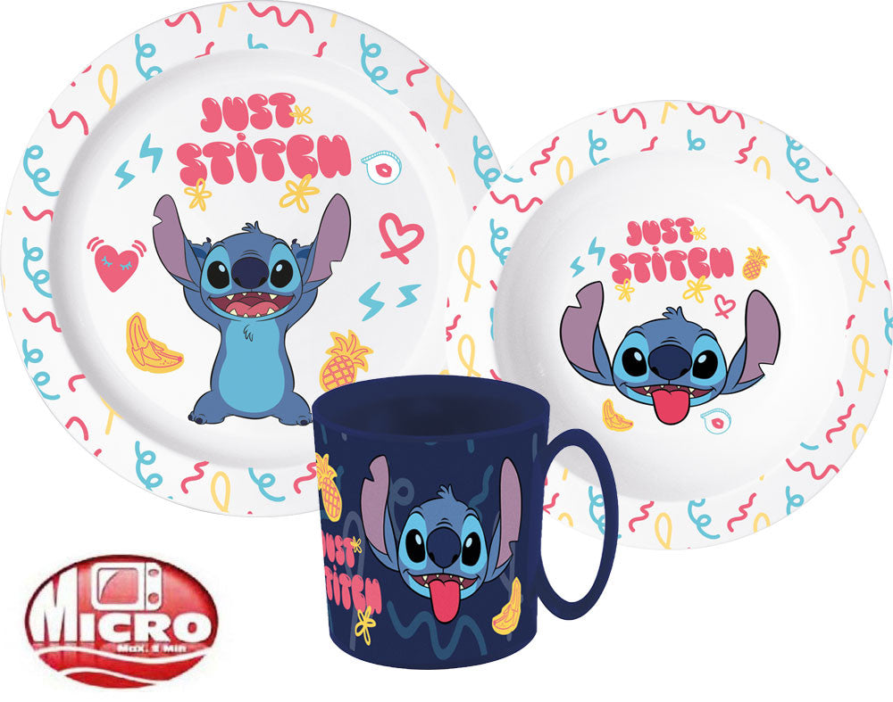 Дисни Лило и Стич Дисни Lilo & Stitch Palms Dinner комплект, Micro Plastic комплект with 350 ml Mug
