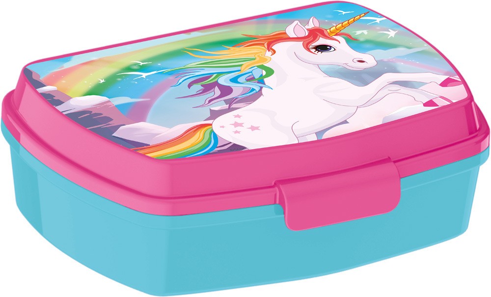 Еднорог Дъга funny plastic sandwich box