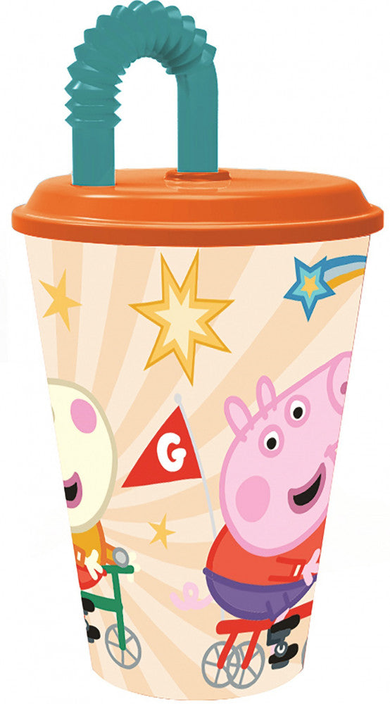 Пепа Пиг Kindness Straw Cup, Plastic 430 ml