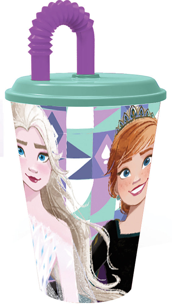 Дисни Замръзналото Кралство Ice Magic straw cup, plastic 430 ml