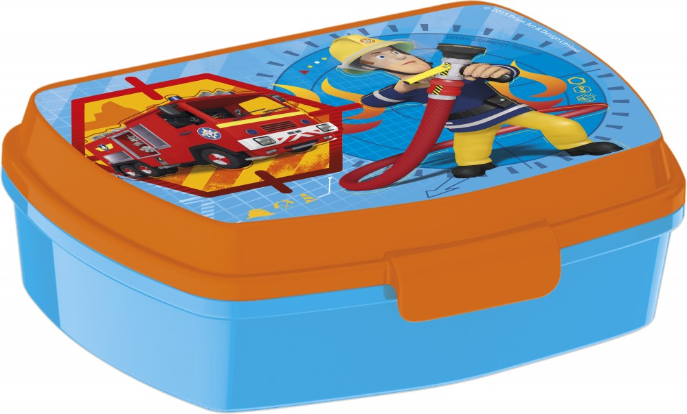 Пожарникарят Сам Rescue Mission funny plastic sandwich box