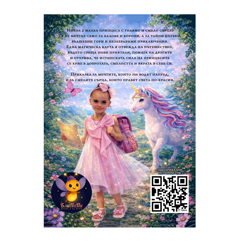 personalizirana kniga i prikaza za momiche - podarak za dete