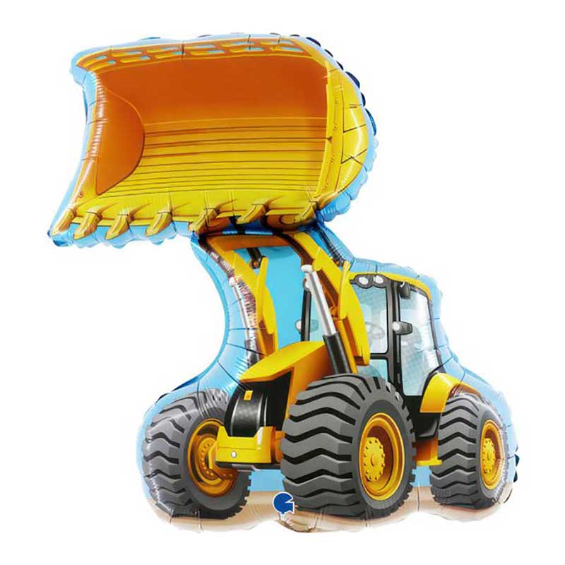 folievbalon buldozer bager