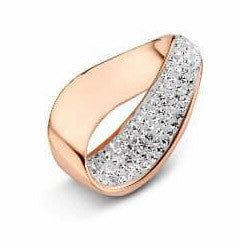 Виктория Роза златен coloчервен бял stone pendant