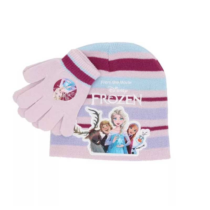 Комплект зимна шапка с ръкавици Замръзналото Кралство Frozen - Детски зимни аксесоари Зимни шапки шалове и ръкавици