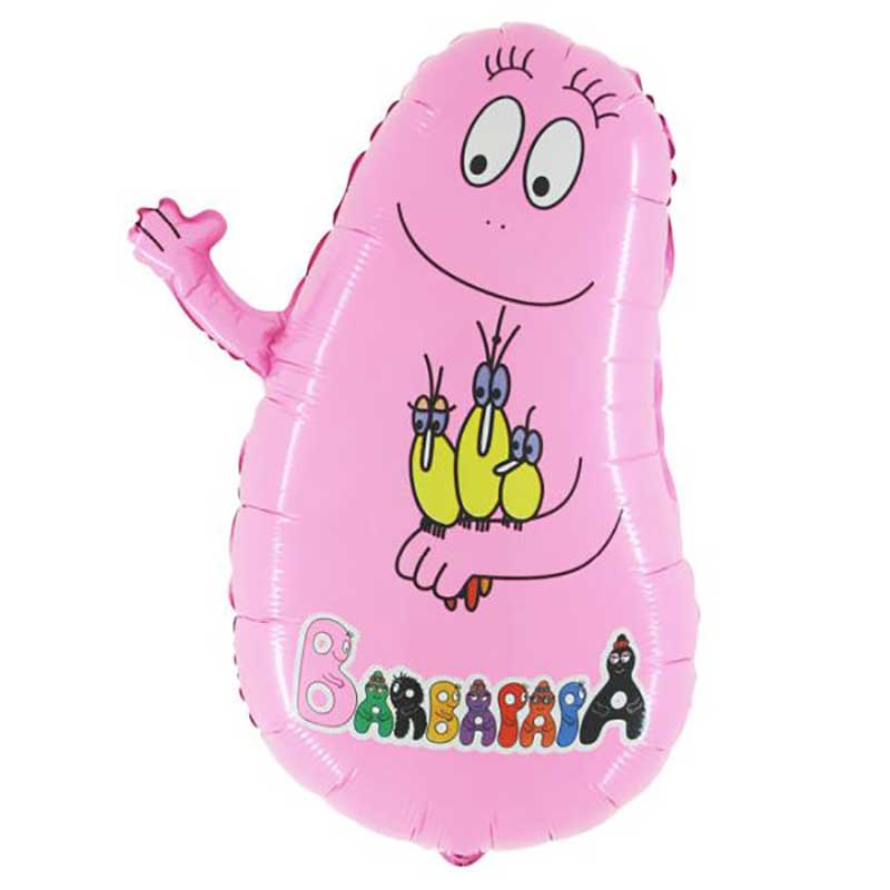 ФОЛИЕВ БАЛОН BARBAPAPA / ТАТКО БАРБА / БАРБАРОНИТЕ 63 СМ