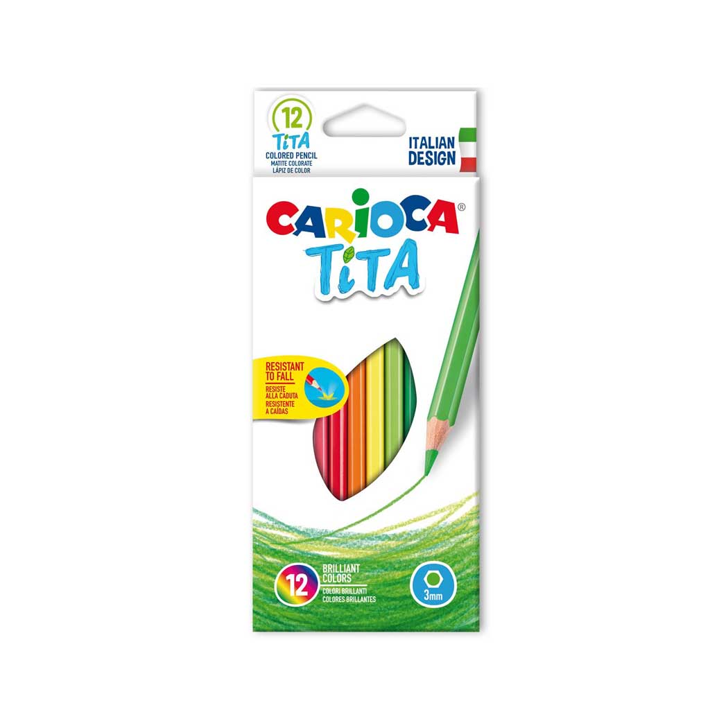 Екологични цветни моливи Carioca - Ученически пособия и арт материали