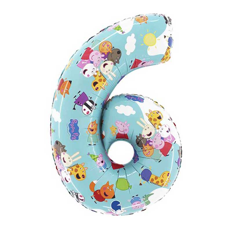 foliev balona 6 peppa pig