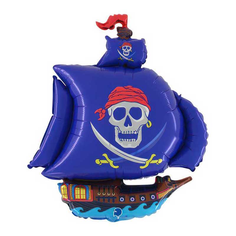 foliev balon piratski korab sin