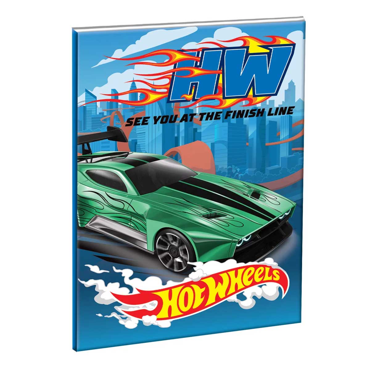 Тетрадка Hot Wheels с редове - Ученически пособия и консумативи