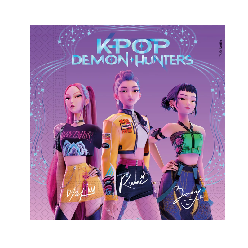 Салфетки K-pop Demon Hunters - Парти аксесоари
