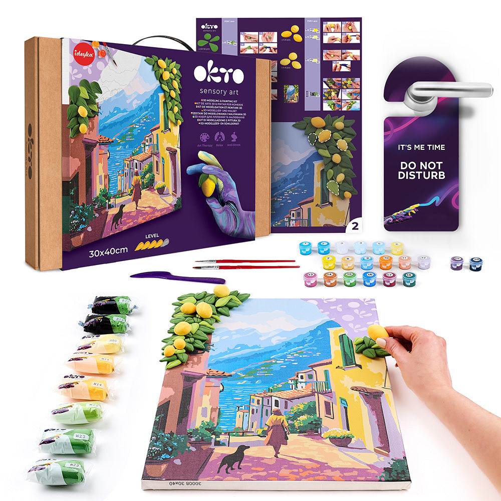 Комплект рисуване по номера OKTO