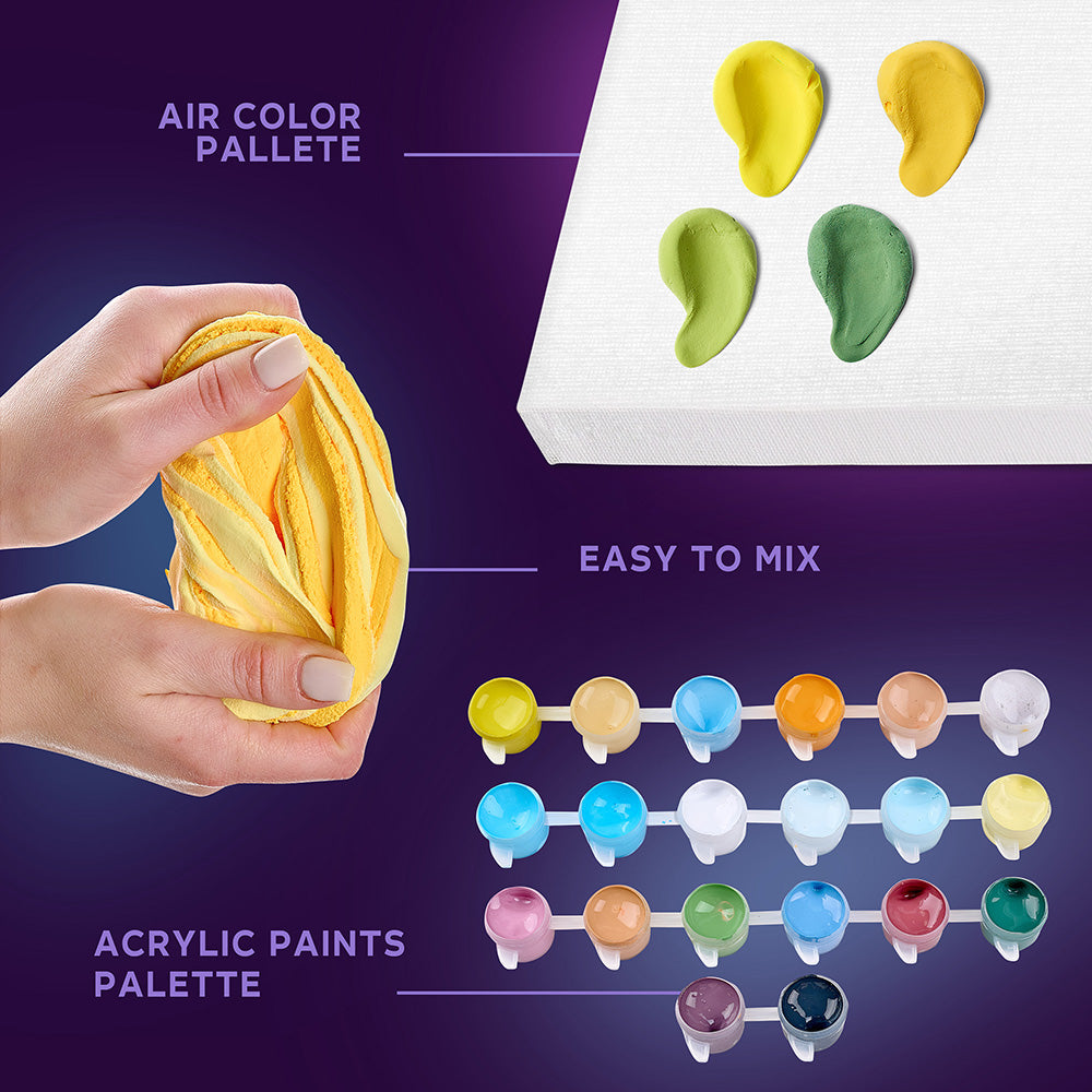 Комплект рисуване по номера с картина и моделин