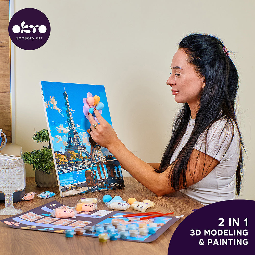 Комплект рисуване по номера OKTO