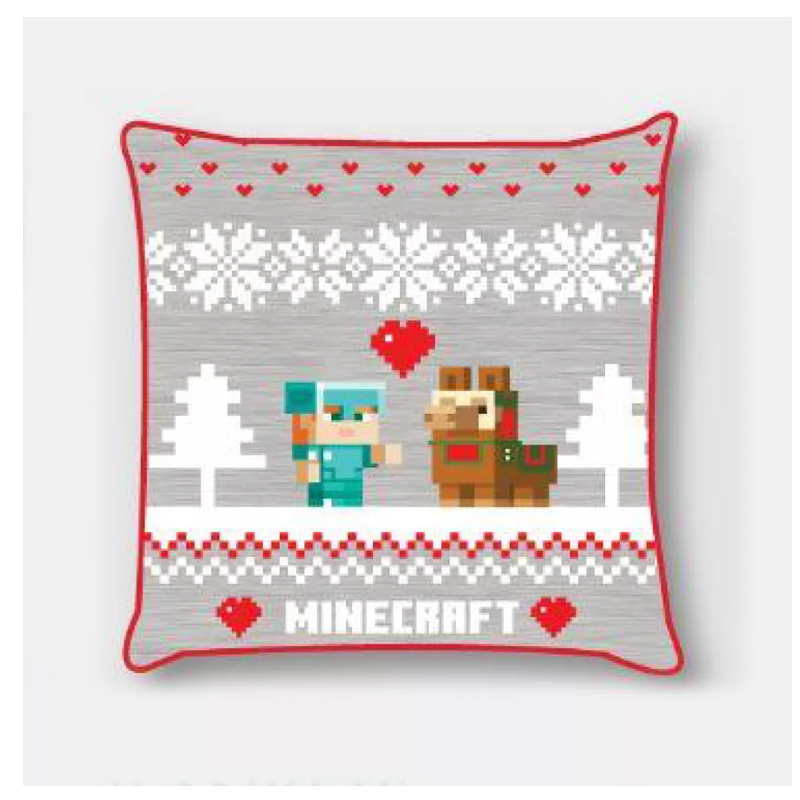 Коледна калъфка за възглавница Майнкрафт Minecraft - Аксесоари за детска стая