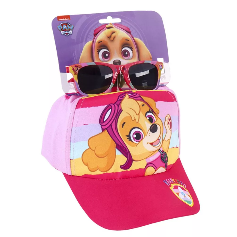 Комплект шапка с козирка и слънчеви очила Скай от Пес Патрул Paw Patrol
