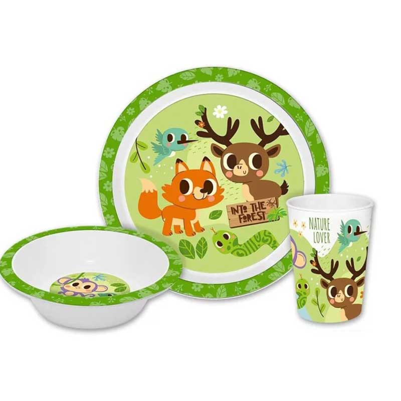 Комплект за хранене горски животни - Детски аксесоари и прибори за хранене