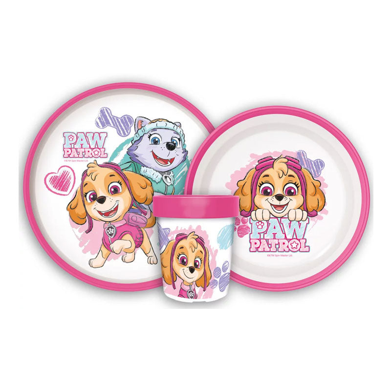 Детски комплект за хранене Пес Патрул - Аксесоари за деца чаша чиния и купичка Paw Patrol