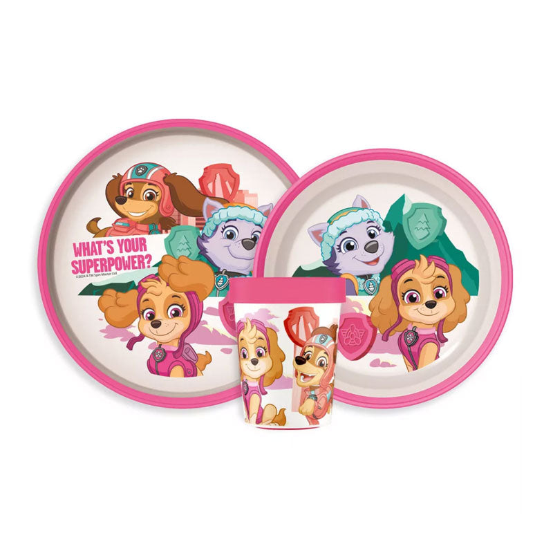 Детски комплект за хранене Пес Патрул - Аксесоари за деца чаша чиния и купичка Paw Patrol
