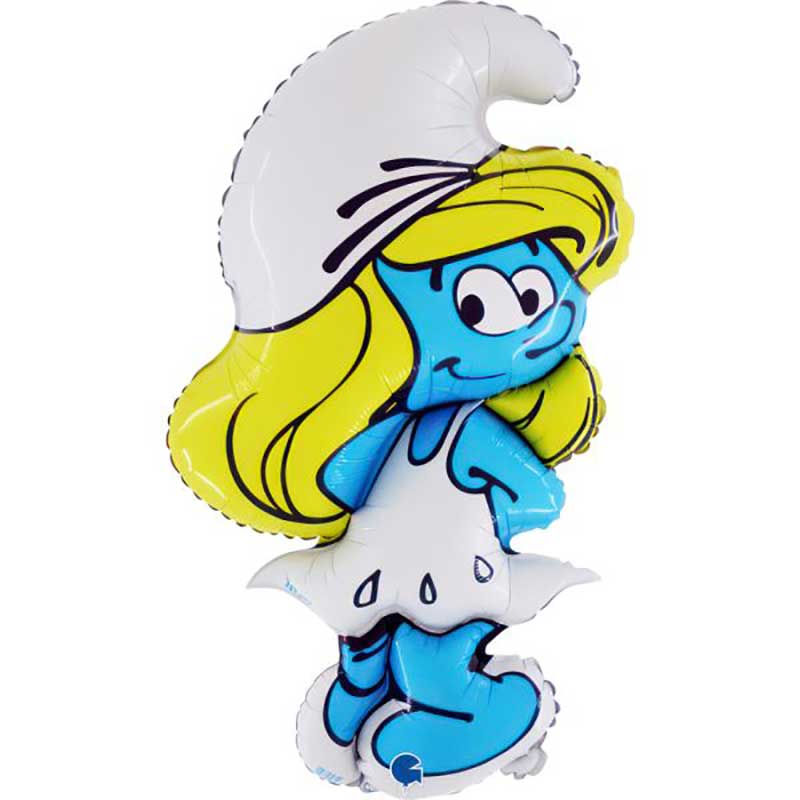 ФОЛИЕВ БАЛОН СМЪРФОВЕТЕ - СМЪРФИЕТА / THE SMURFS - SMURFETTE 81 см