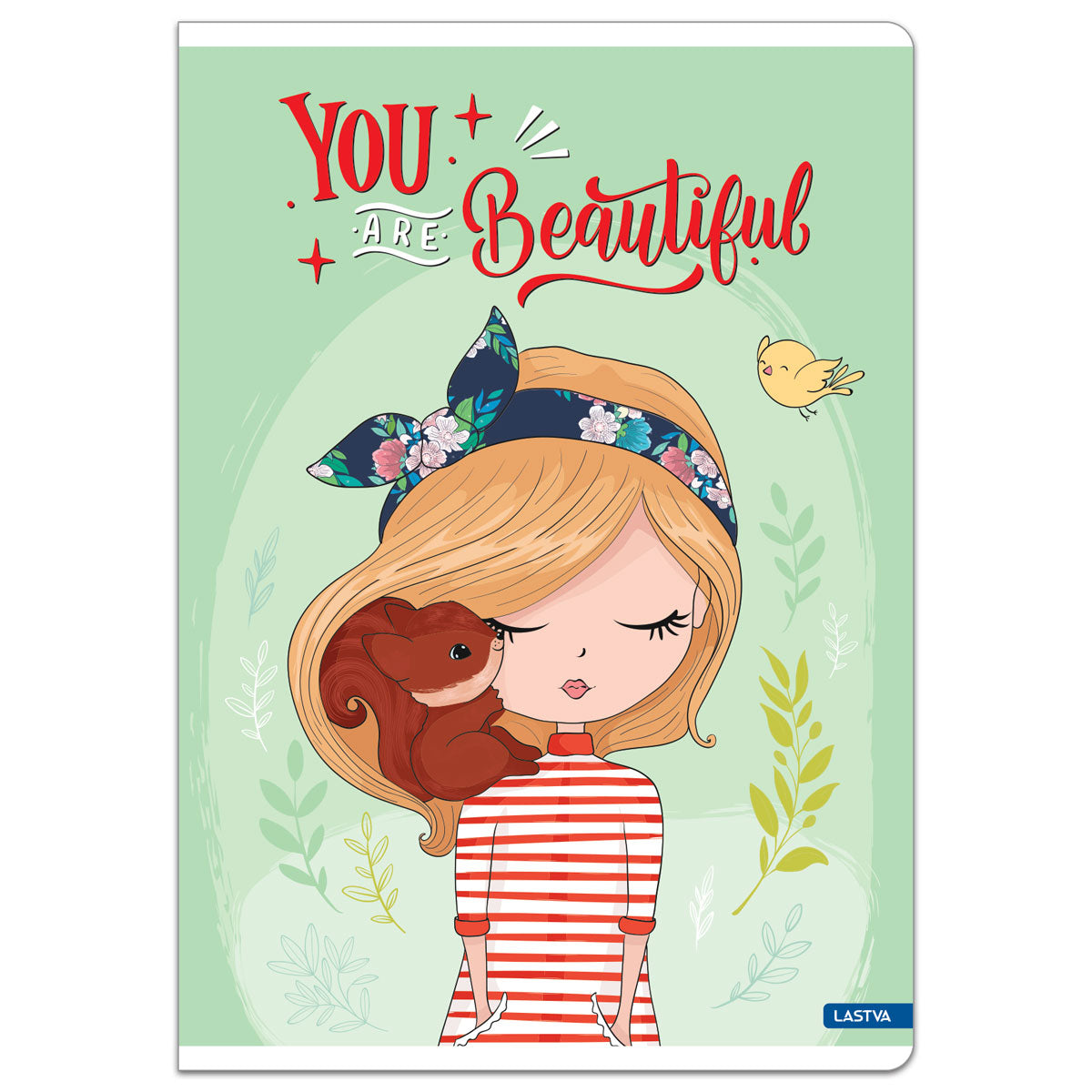 Golqma tetradka s redove i hologramen nadpis - Tetradki Lastva