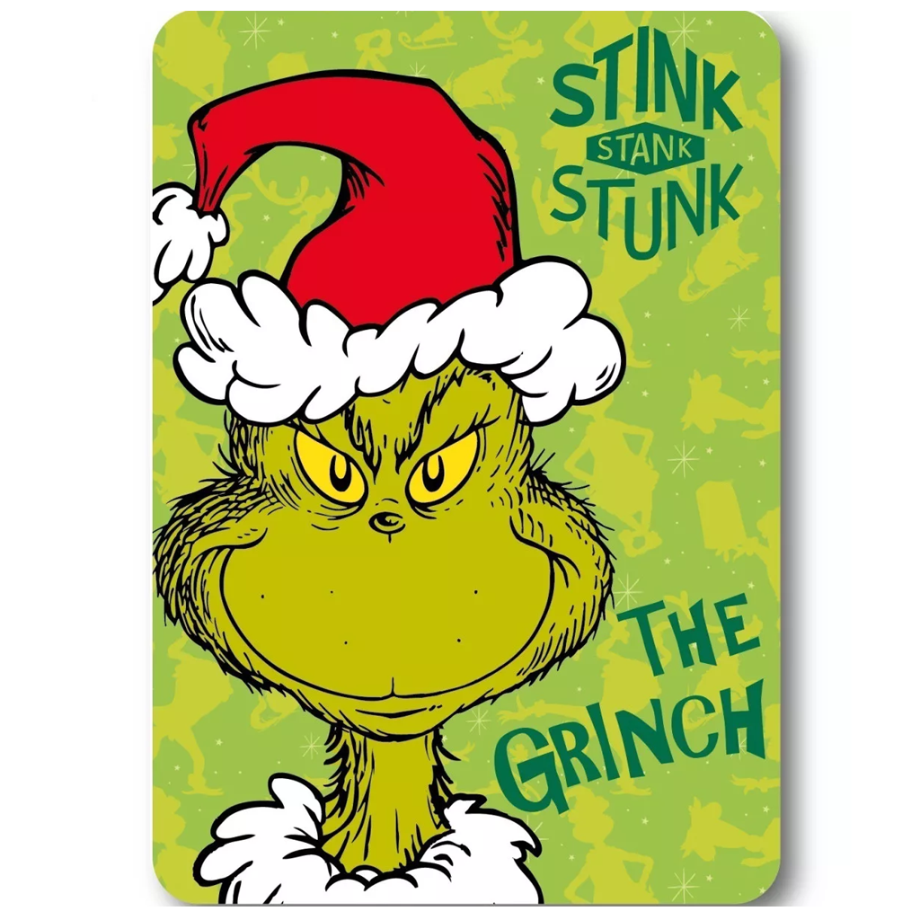 Коледно одеяло Гринч - Домашен текстил и аксесоари за детска стая Grinch