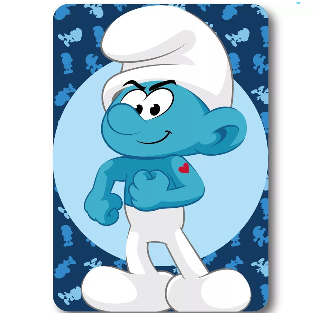 Одеяло Смърфовете Smurfs - Домашен текстил и аксесоари за детска стая