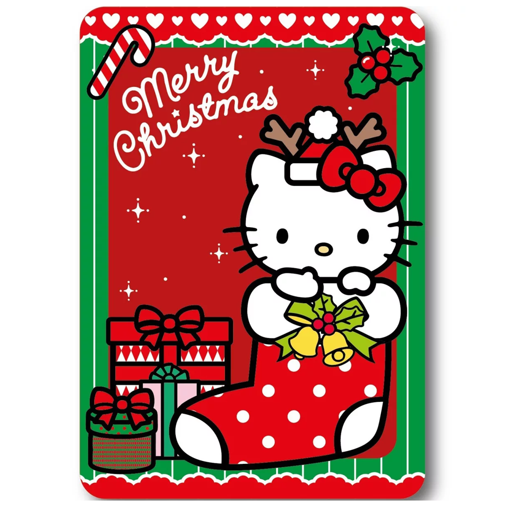 Коледно одеяло Хелоу Кити - Домашен текстил и аксесоари за