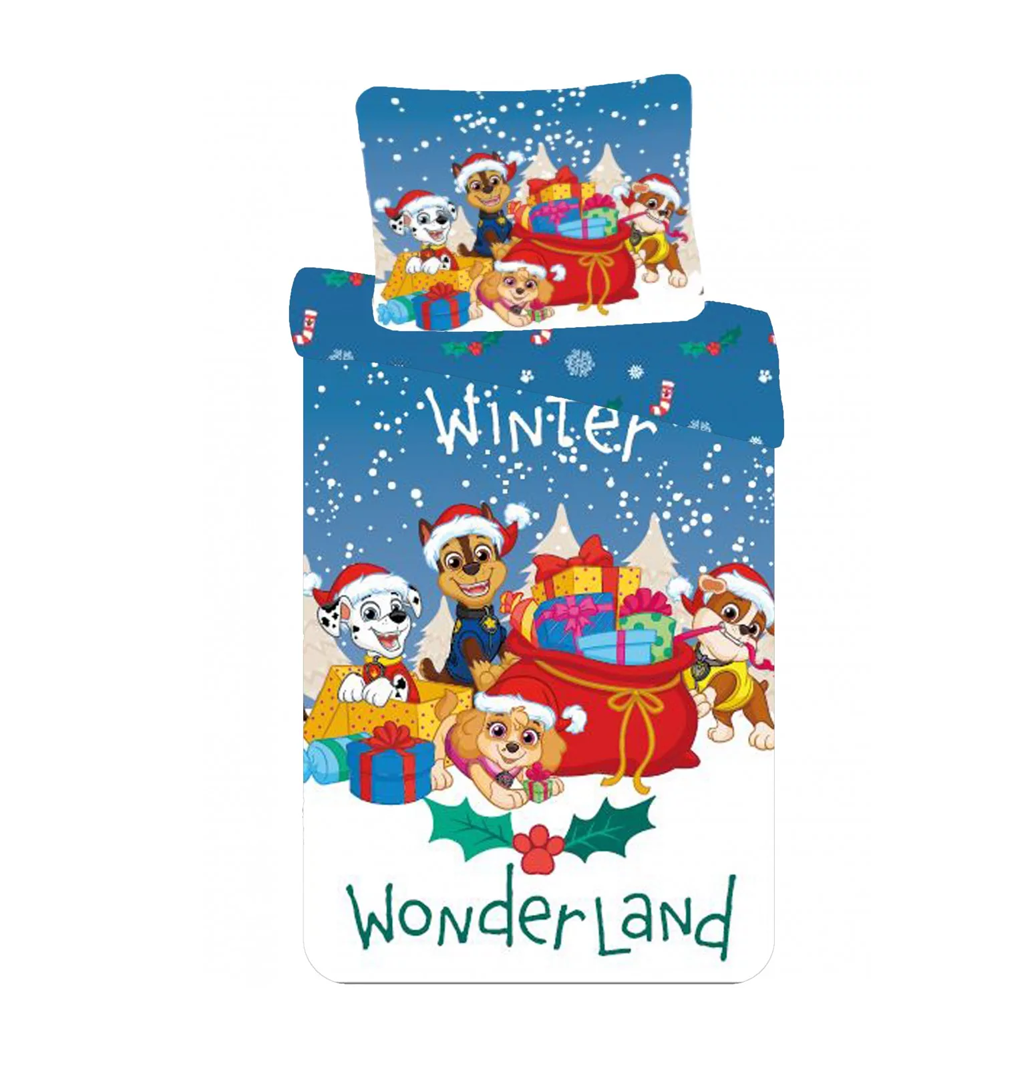 Коледен Спален комплект Пес Патрул Paw Patrol- Спално бельо и аксесоари за детска стая