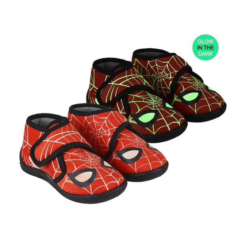 Светещи в тъмното пантофи Спайдърмен