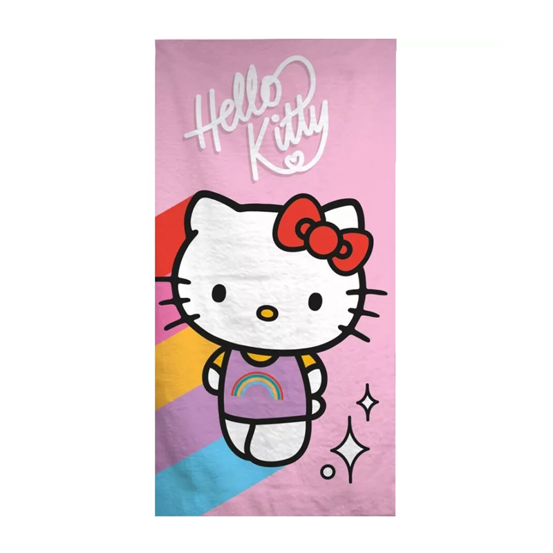 Плажна кърпа Хелоу Кити - Детски хавлии и аксесоари за плаж Hello Kitty