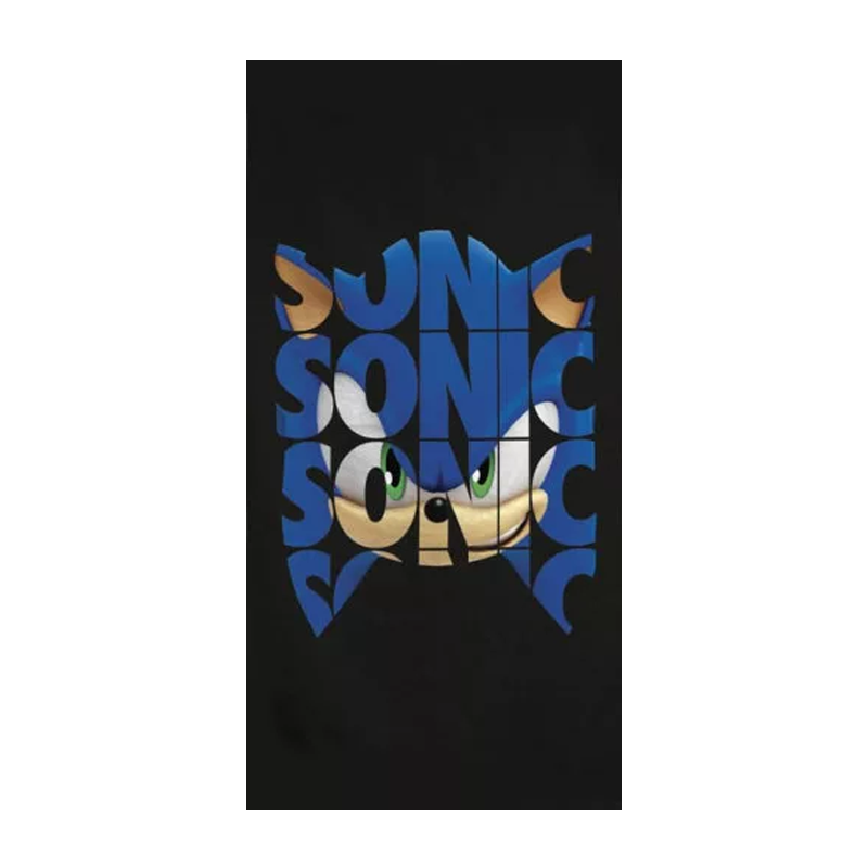 Плажна кърпа Таралежът Соник - Детски хавлии и аксесоари за плаж Sonic