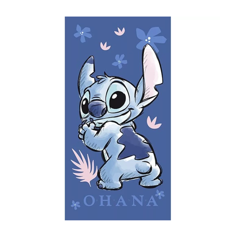 Плажна кърпа Стич - детски хавлии и аксесоари за плаж