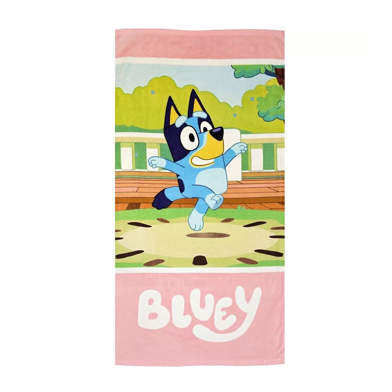 Плажна кърпа Блуи - Детски хавлии и аксесоари за плаж Bluey