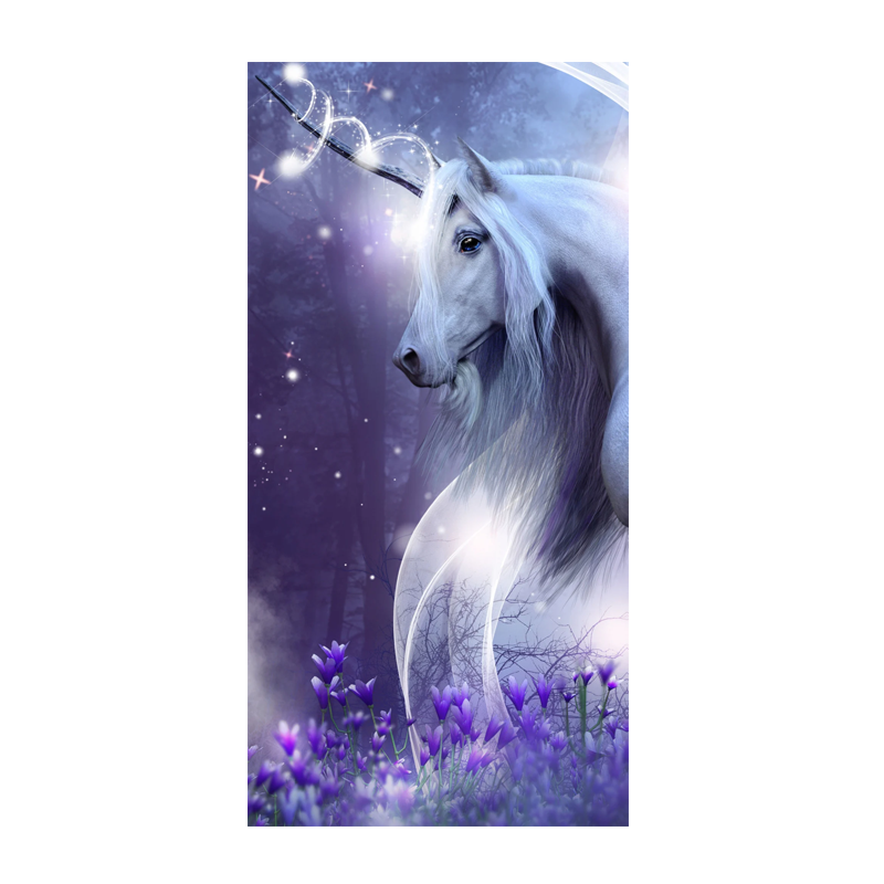 Плажна кърпа Еднорог - Детски хавлии и аксесоари за плаж