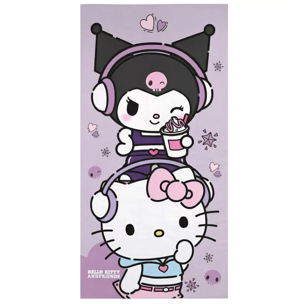 Плажна кърпа Хелоу Кити - Детски хавлии и аксесоари за плаж Hello Kitty